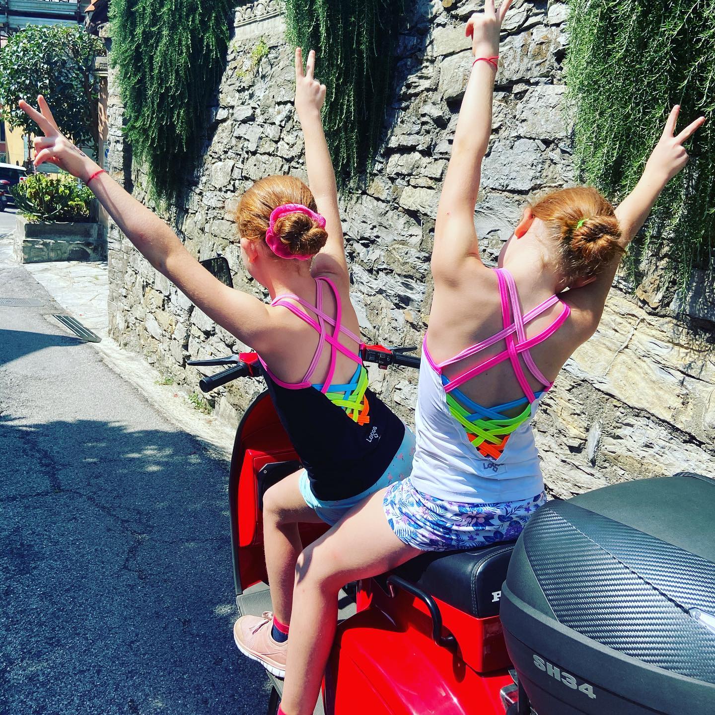 Italy with @logosmilano 😍#logosmilano #loveit #italy #happy #vespa #twins #portofino #familytime #lo
