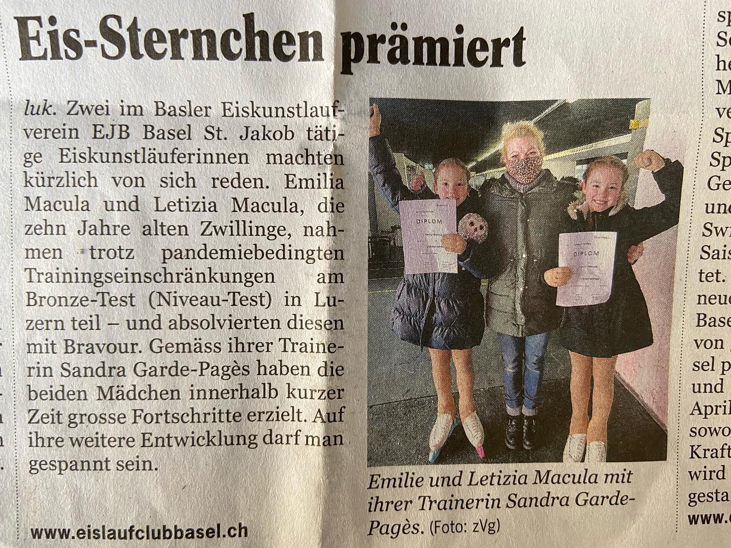 Wir haben uns heute in einer Zeitung entdeckt 😍 #zeitung #happy #test #freude #toll #stolz #tolleste