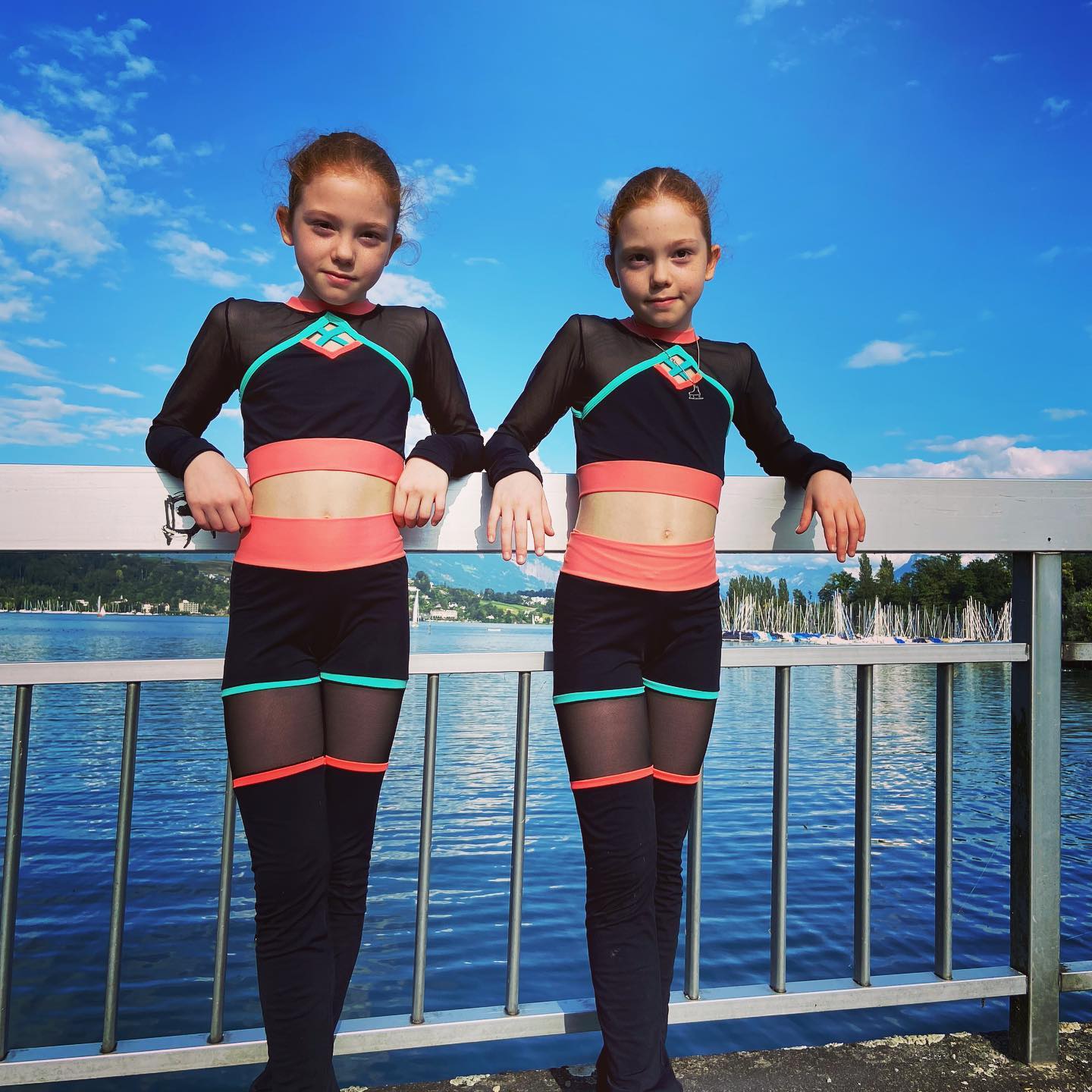 Wir hatten heute viel Spaß in Luzern 🤗 Wie findet ihr unser neues Outfit von @logosmilano 🦩🦩 % Code 