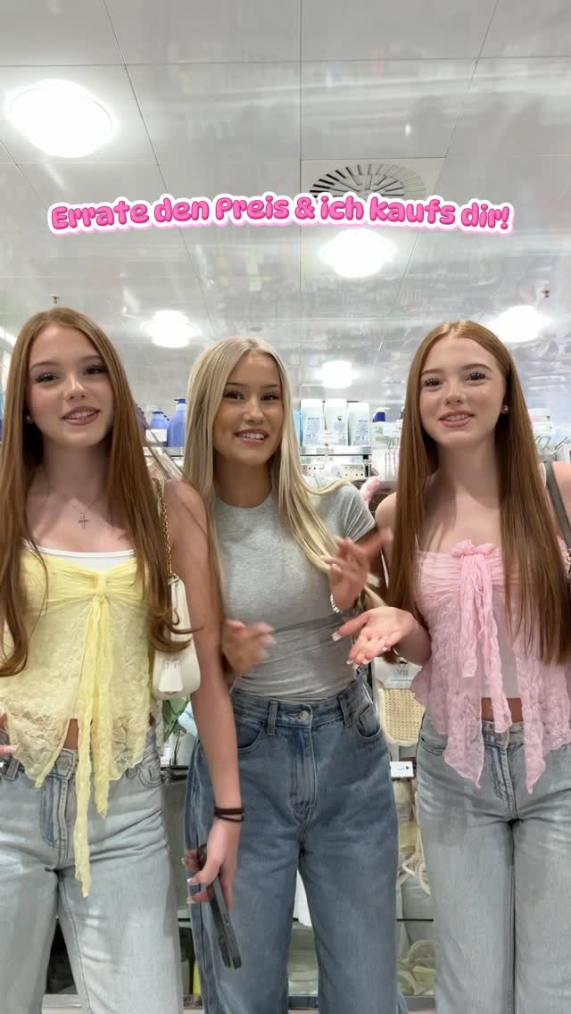 Errate den Preis und ich Kaufs dir 😍😅

#funny #twins #trendingreels #shopping #preis #müller #spaß